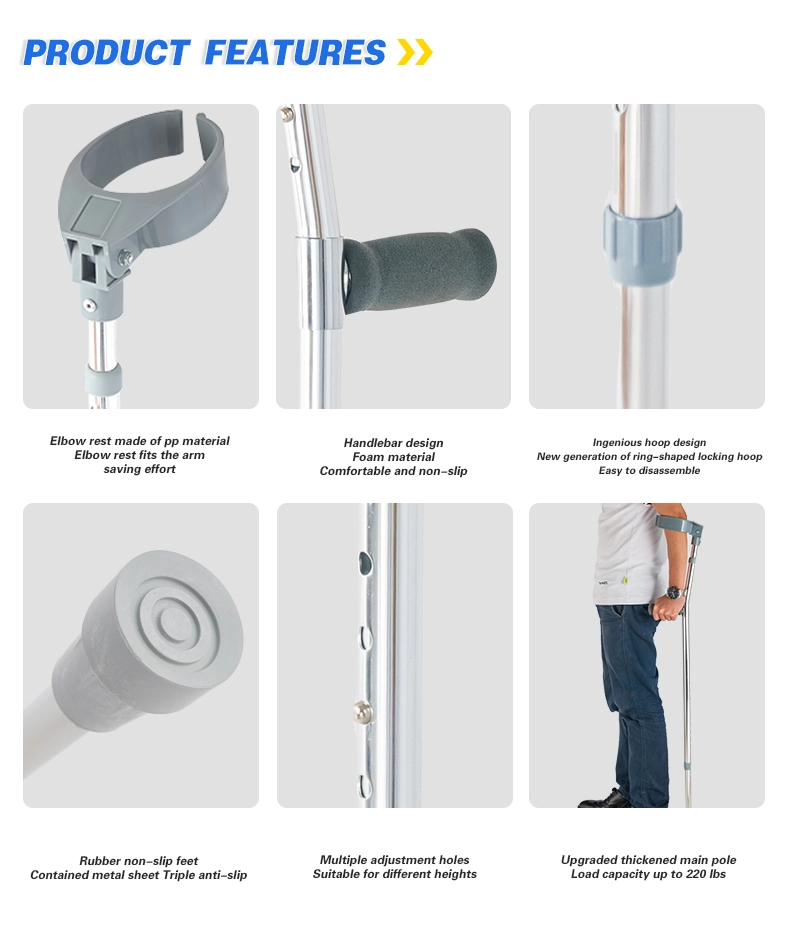 Aluminum Alloy Elbow Crutch