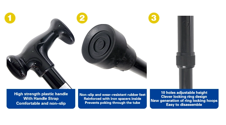 Aluminum Alloy Single Crutch