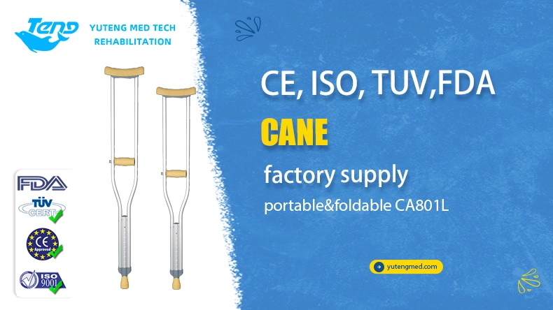 Aluminum Alloy Underarm Crutch Aluminum Alloy Underarm Crutch