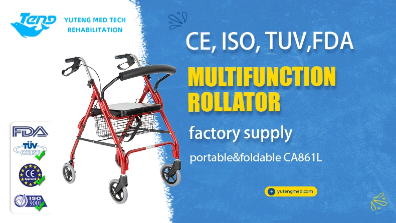 Aluminum Elderly Rollator