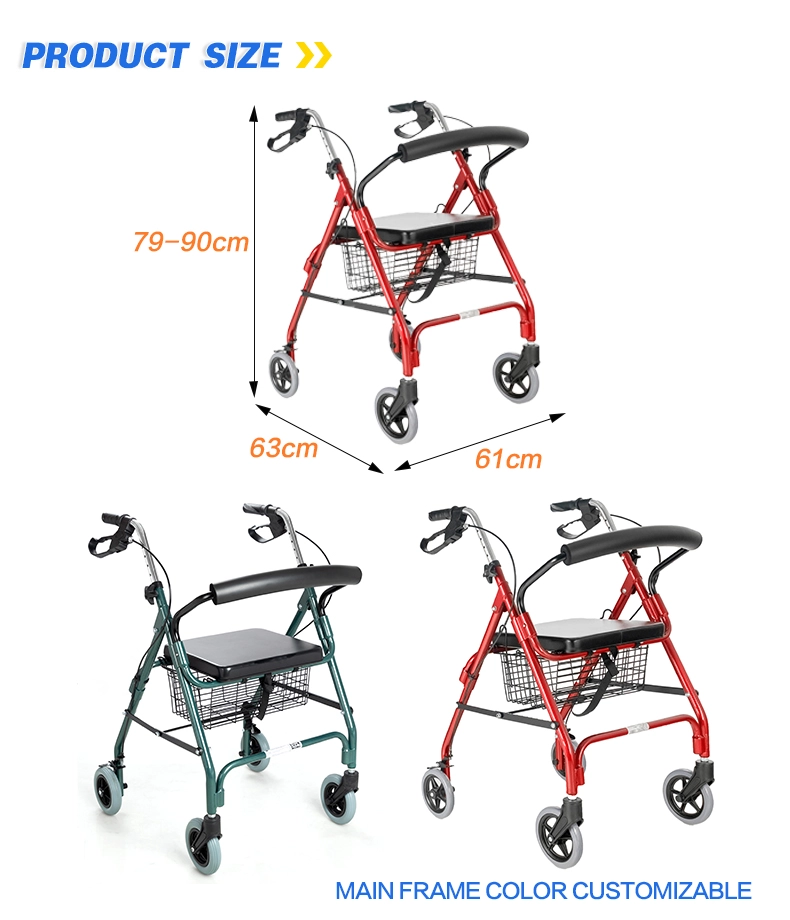 Aluminum Elderly Rollator