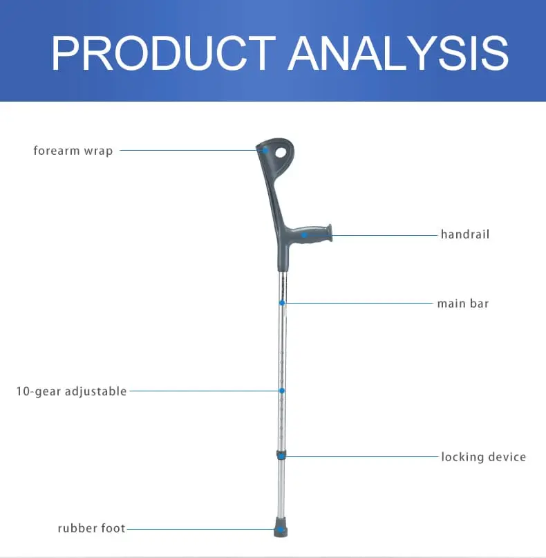 Adjustable Elbow Crutch Adjustable Elbow Crutch