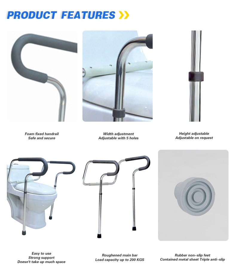 Adjustable Toilet Safety Grab Frame
