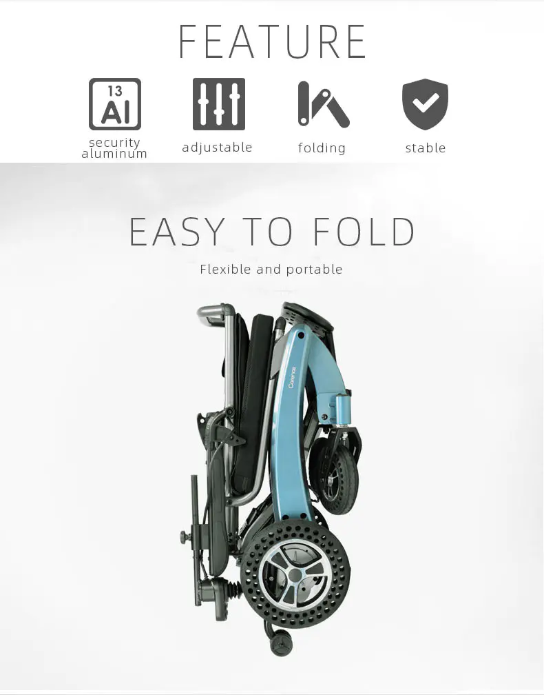 Light Weight Portable Electric Power Wheelchair Light Weight Portable Electric Power Wheelchair