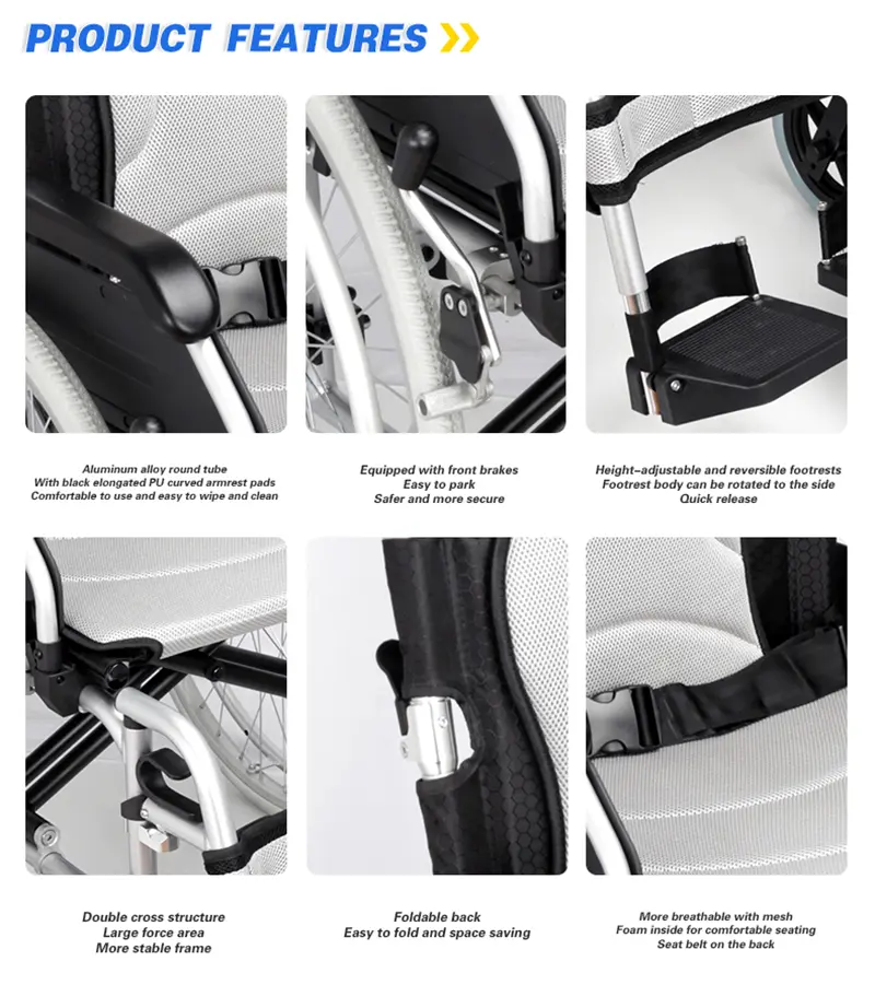 Aluminum Light Weight Wheelchair