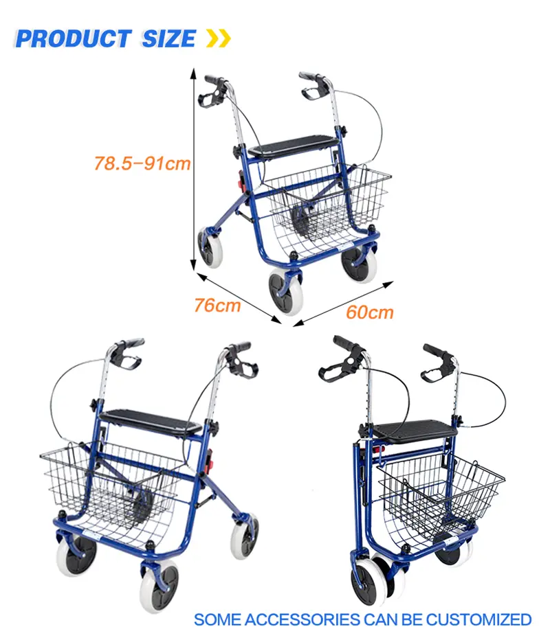 Rollator Walker With Basket Rollator Walker With Basket