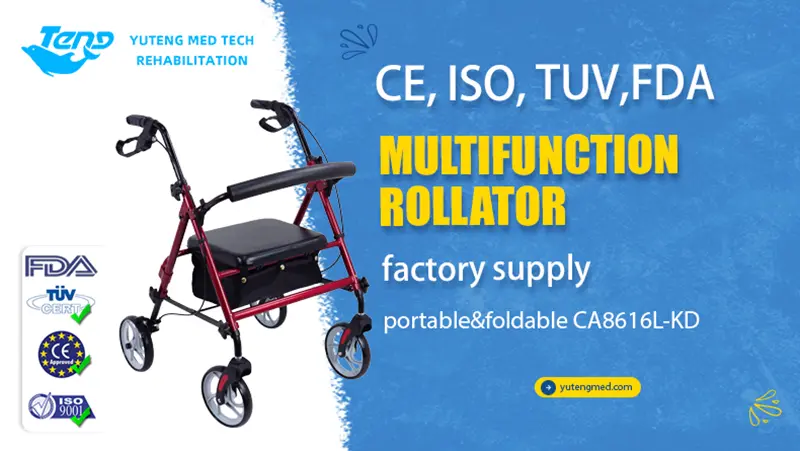 Rollator Walker With Seat And Basket Rollator Walker With Seat And Basket